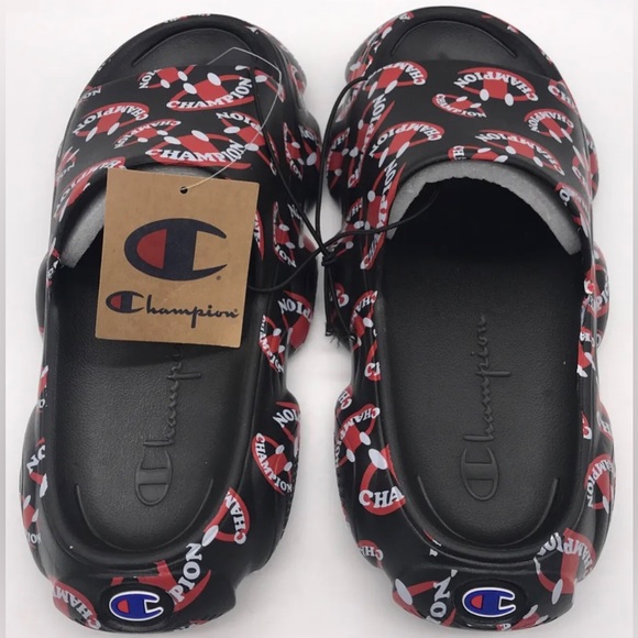 Champion Men’s Meloso Smiley Face Squish Slide Sandals - Size 12 - Picture 4 of 7